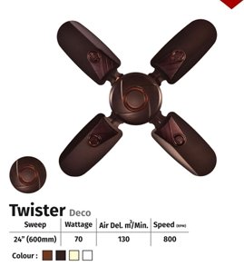 prabhat twister deco fan
